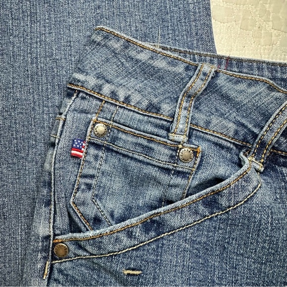 American Blues Vintage Y2K Bootcut Jeans. Size: 10. Medium Wash. - Picture 4 of 8